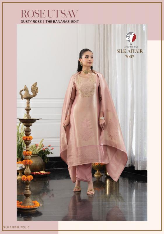 Anju fabrics silk affair vol 6 kurti wholesalers in borivali
